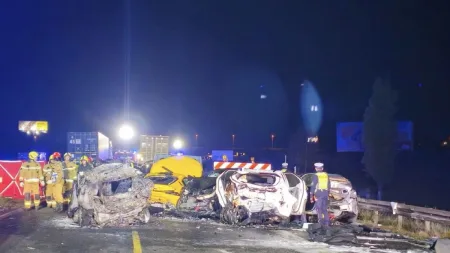 Nocny karambol na węźle Gdańsk Południe. Zginęła dwójka dzieci i dorośli