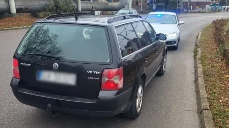 Pod prąd przy węźle Klinicza? Dostał 5 tysięcy złotych mandatu