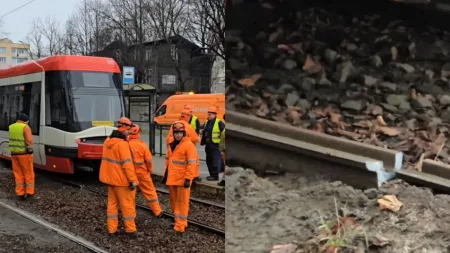 Wykolejenie tramwaju na Siedlcach. ZTM uruchamia autobusy zastępcze