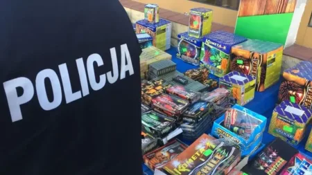 Mundurowi skontrolują punkty sprzedaży fajerwerków