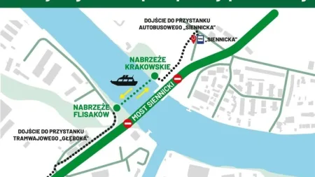 Prom wzdłuż Mostu Siennickiego ruszy jeszcze w styczniu