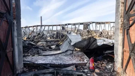 W spalonej hali na Przeróbce produkowano narkotyki?