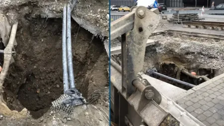 Co skrywa zapadlisko pod torami na 3 Maja? To pamiątka po przedwojennym Gdańsku