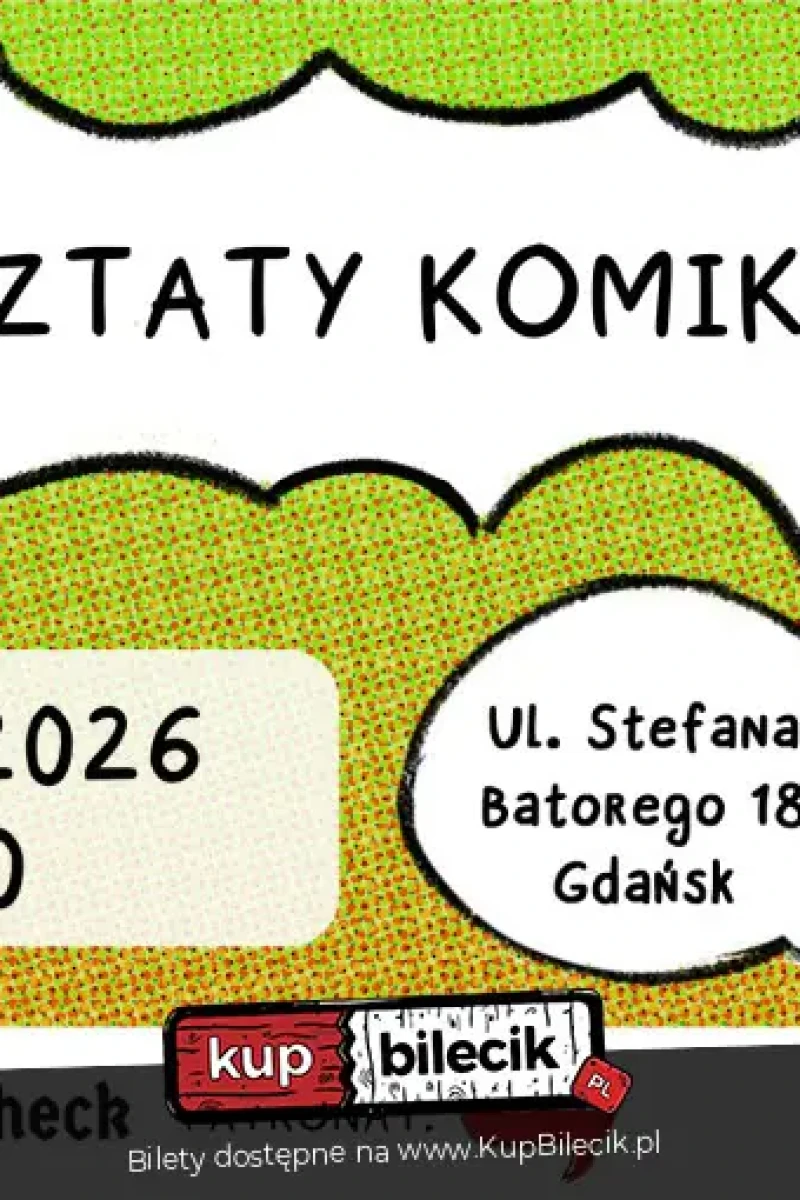 Warsztaty Komiksowe. Wiek: 16+