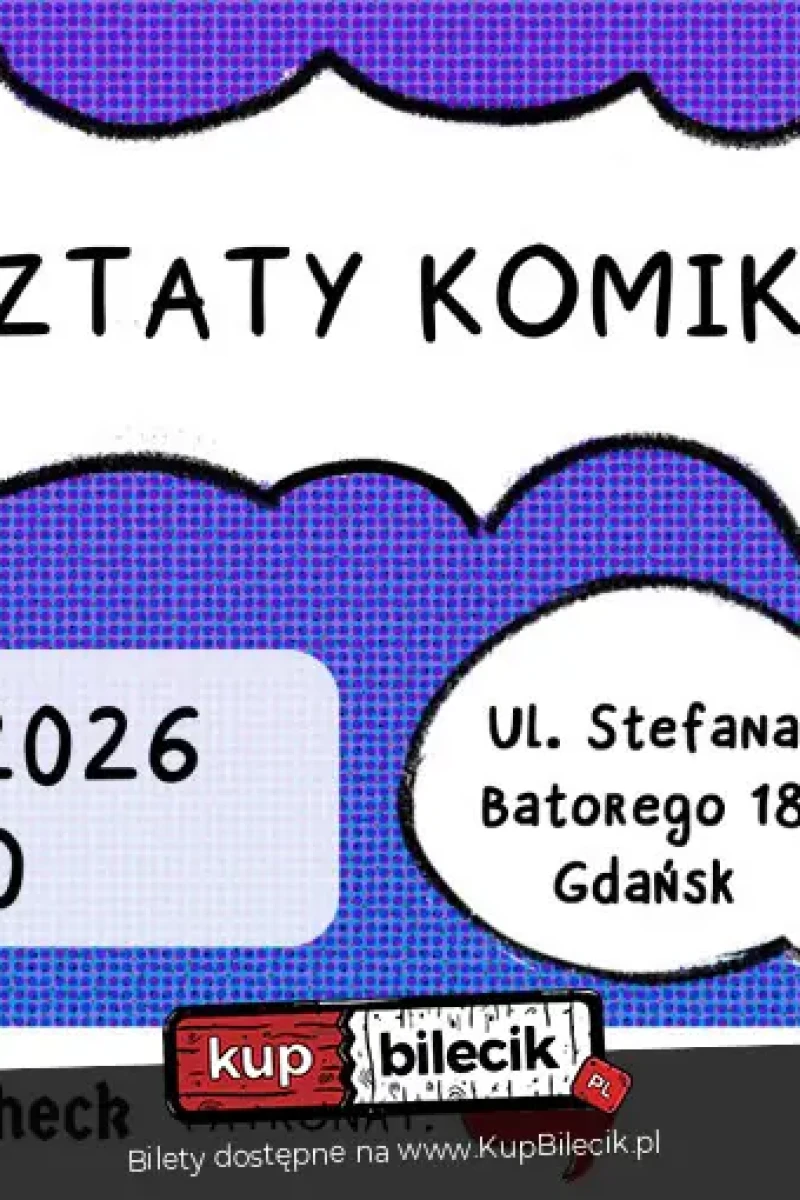 Warsztaty Komiksowe. Wiek: 16+