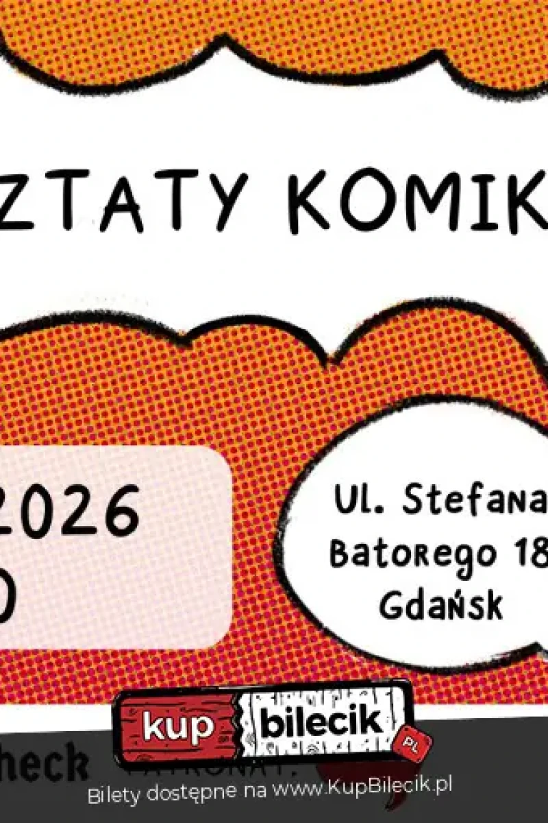 Warsztaty Komiksowe. Wiek: 16+