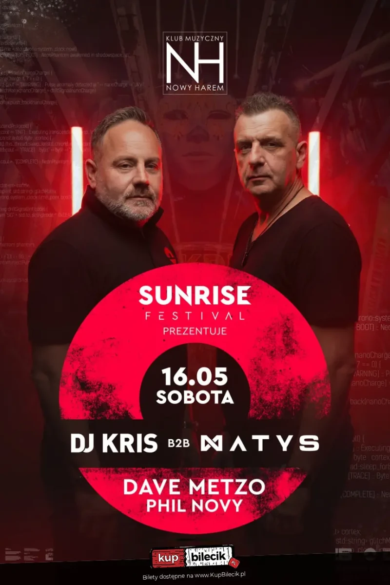 Sunrise Festival prezentuje Kris B2B Matys