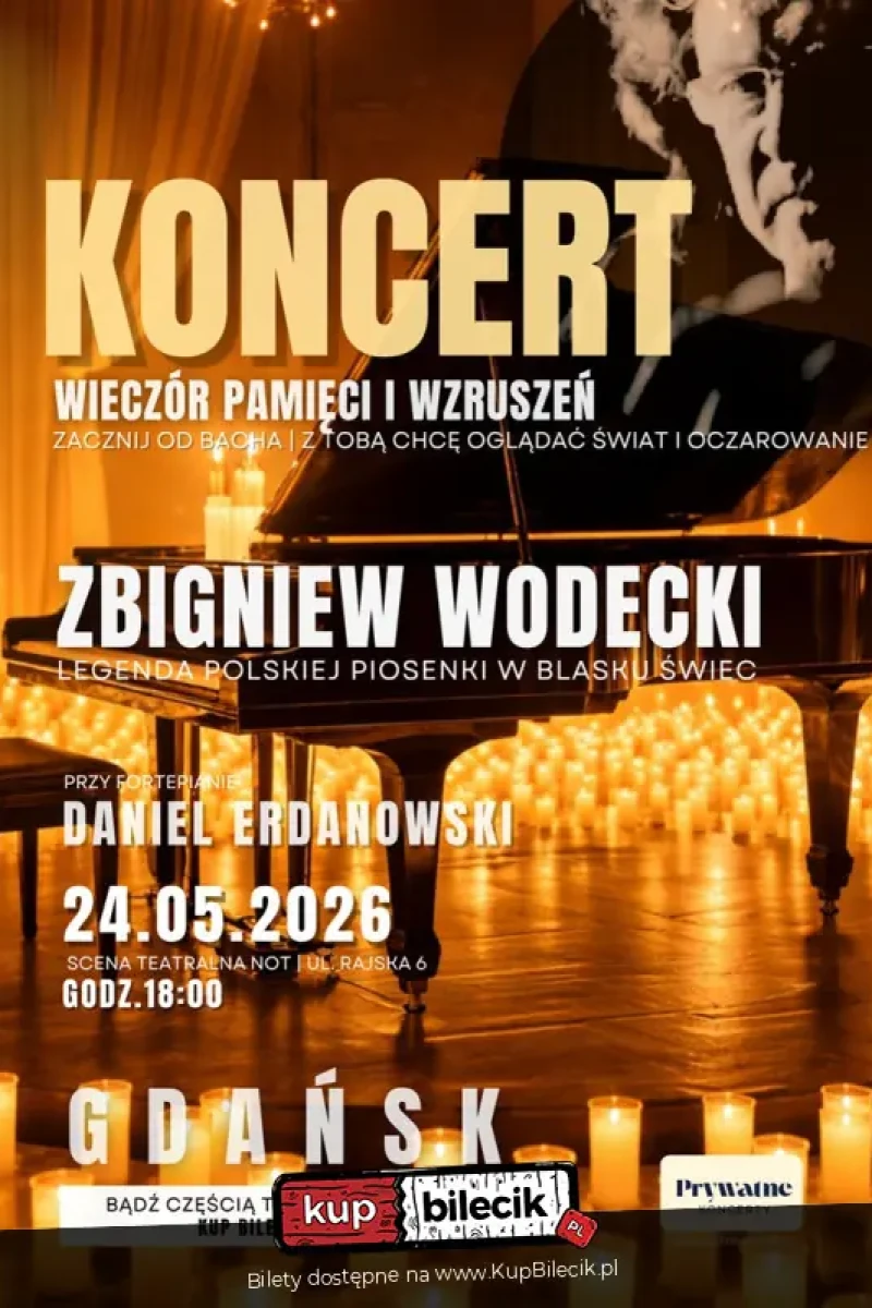 Koncert wspomnień Zbigniewa Wodeckiego