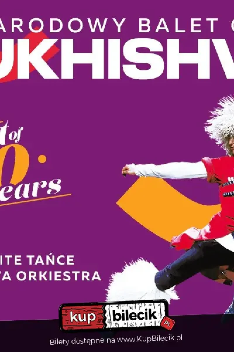 80 lat triumfu -- jubileuszowa trasa legendarnego Narodowego Baletu Gruzji "Sukhishvili"!