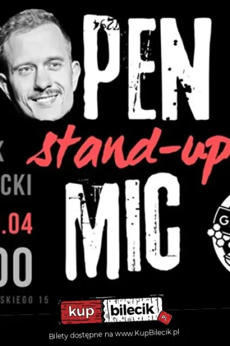 Stand-up Open Mic w Graciarni! Prowadzi Patryk Jełowicki