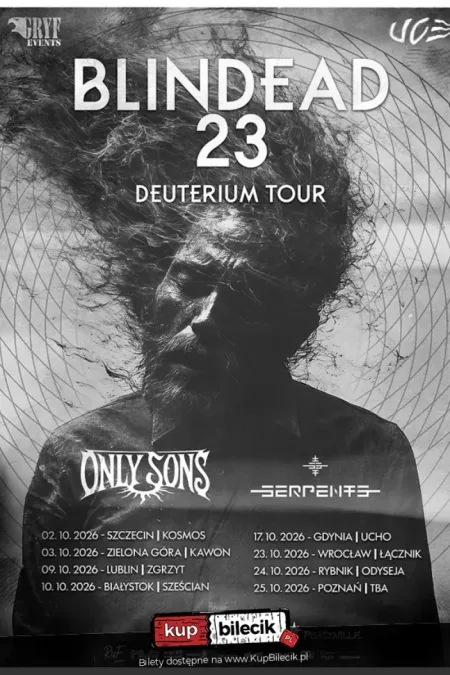 Koncert Blindead23 / Only Sons / Serpents