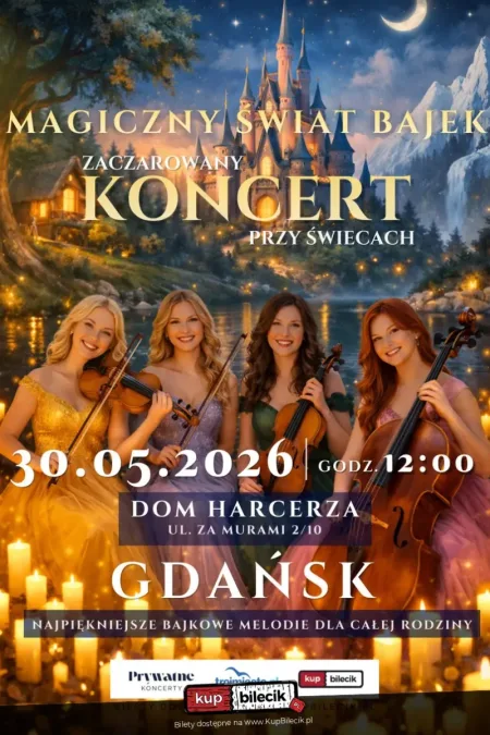 Zaczarowany koncert przy świecach.