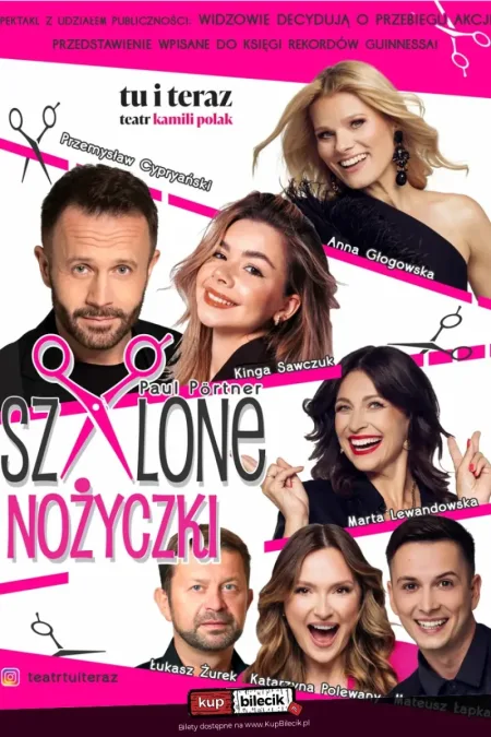Szalone nożyczki - Teatr Tu i Teraz Brawurowa komedia kryminalna z aktywnym udziałem publiczności