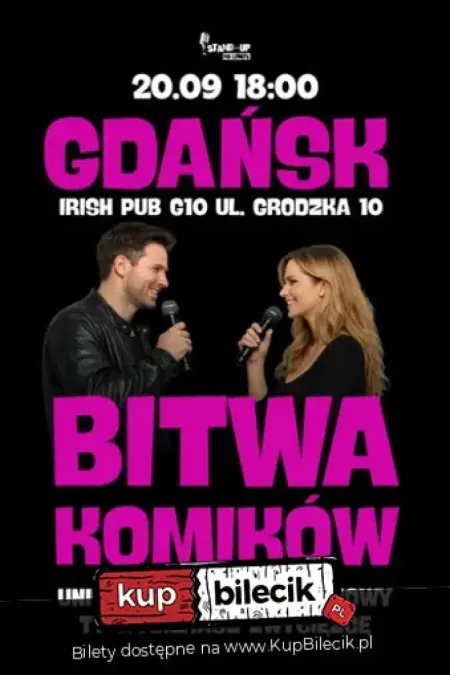 Bitwa Komików! Ty wybierasz najśmieszniejszego komika!